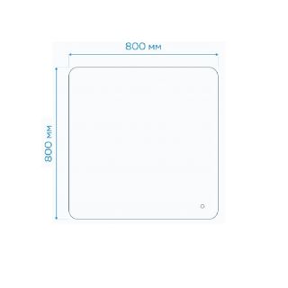 Зеркало Maretti Florenza FL148080P16EL 80x80 см